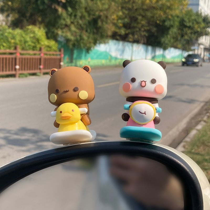 Yier Bubu Spring Swing Figurin - Car Accessories Cute ulasan dan harga