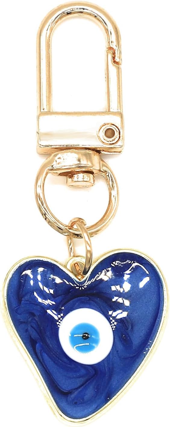 Evil Eye Keychains Sweat-heart - Car Accessories Evil Eye ulasan dan harga