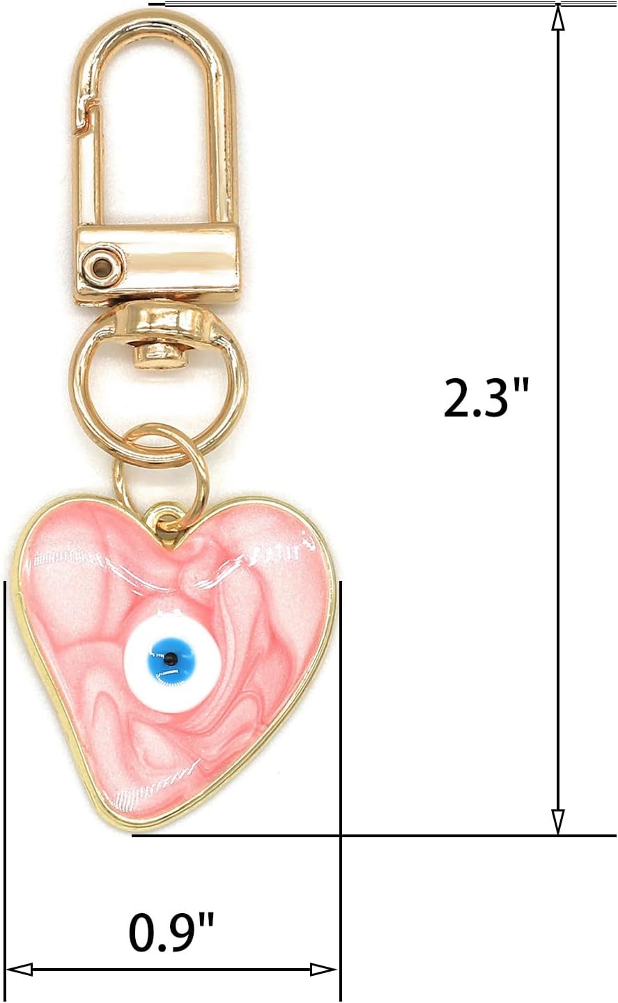 Evil Eye Keychains Sweat-heart - Car Accessories Evil Eye ulasan dan harga
