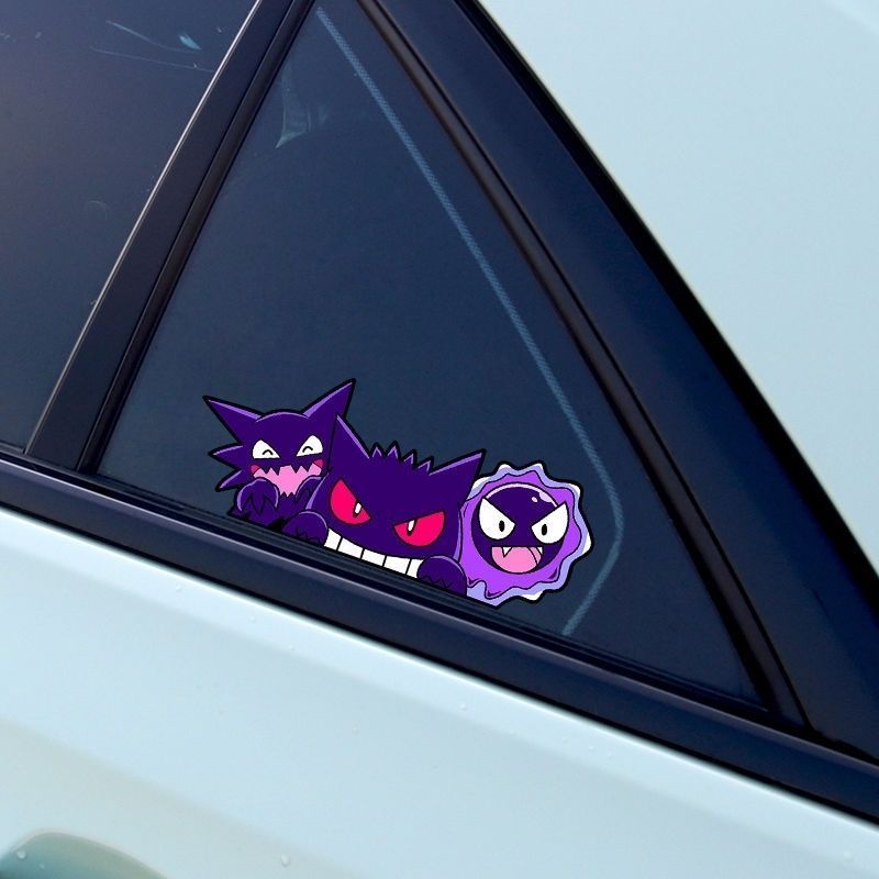 Cute Pokemon Gengar Anime Car  - Car Accessories Cute ulasan dan harga