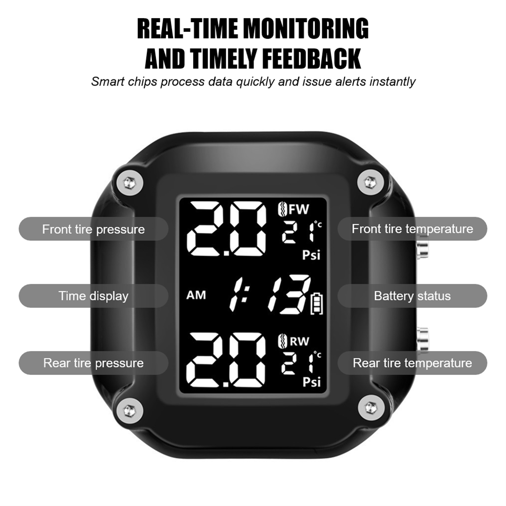 Motorcycle TPMS Tire Pressure  - Tire Pressure Monitor ulasan dan harga