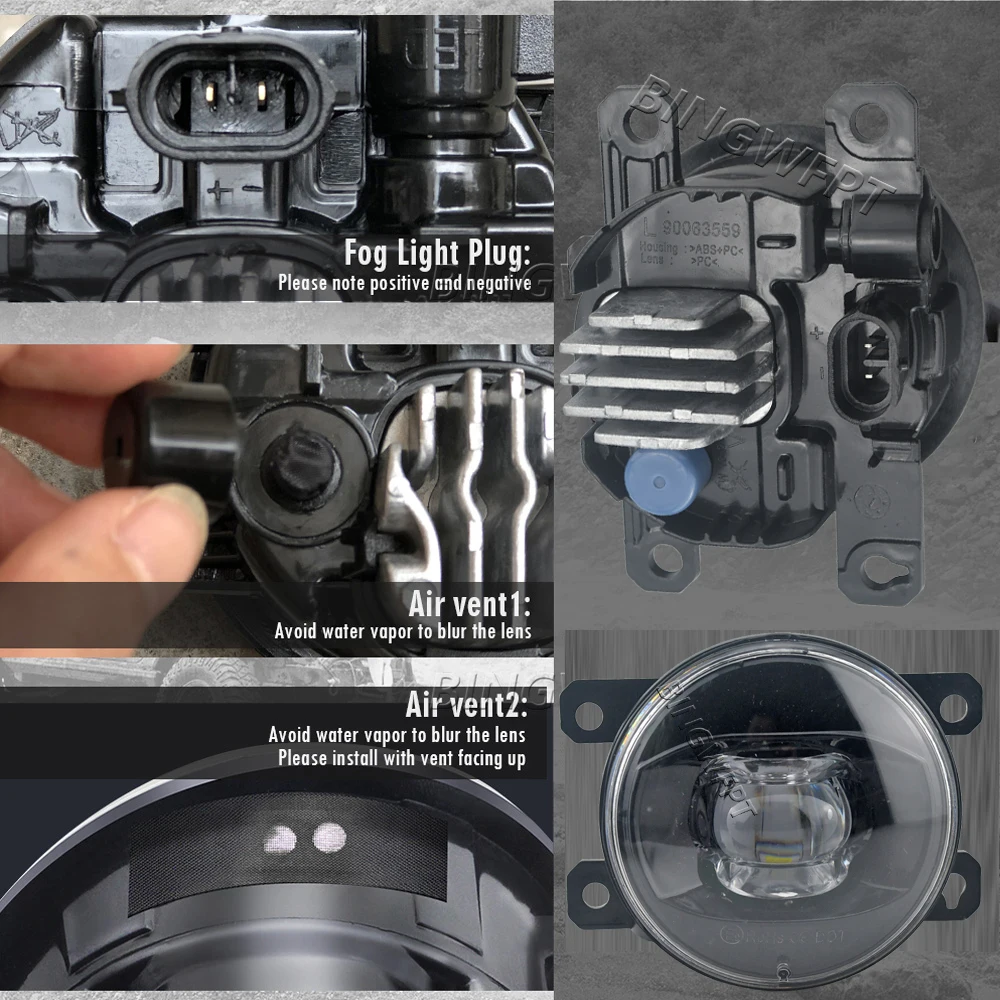Car Led Lens Fog Lamp Assembly - Car Accessories Uae ulasan dan harga