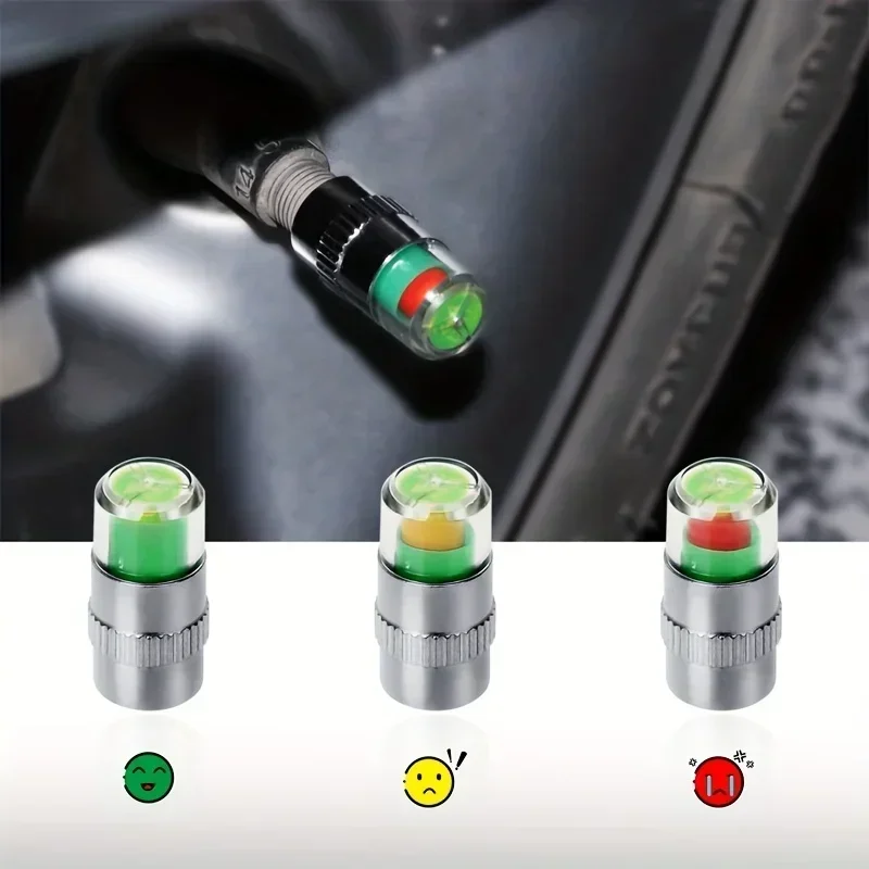 4/8PCS Car Tire Valve Caps wit - Tire Pressure Monitor ulasan dan harga