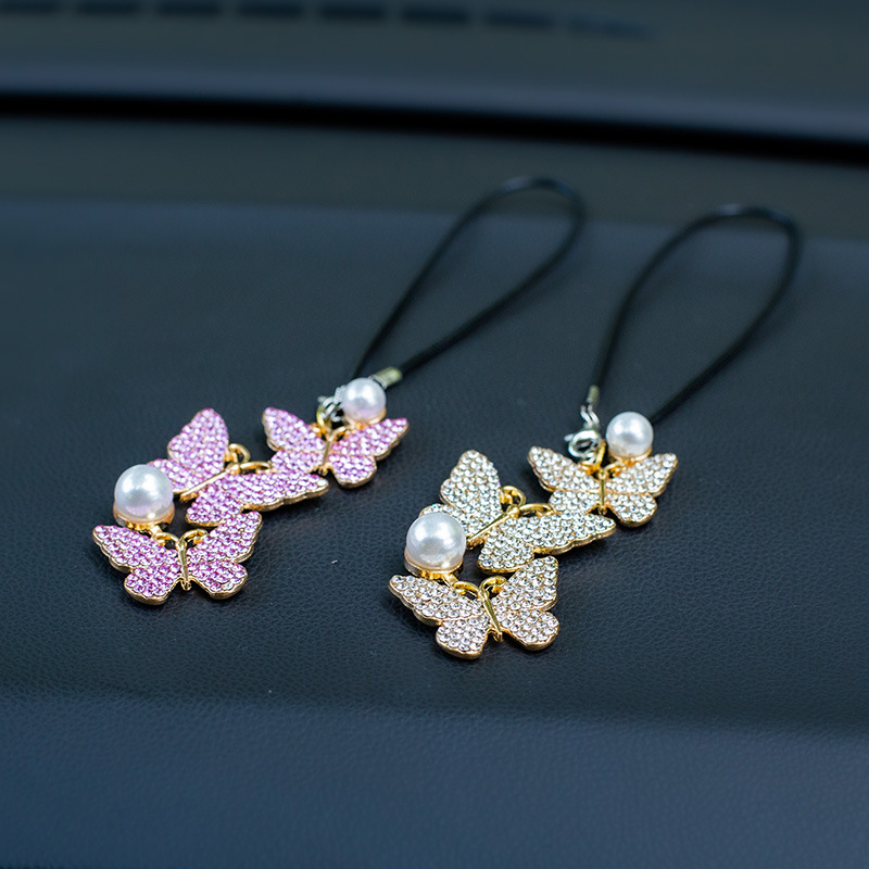 Butterfly Car Hanging Pendant  - Car Accessories Evil Eye ulasan dan harga