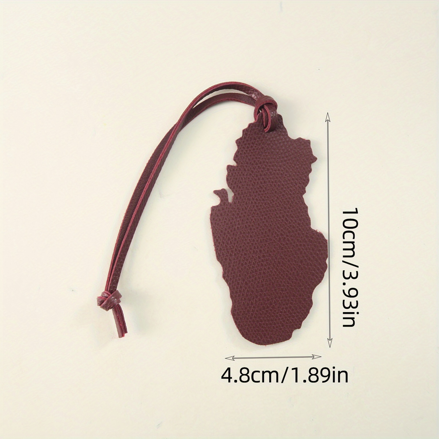 Qatar Map PU Leather Charm - E - Car Accessories Qatar ulasan dan harga