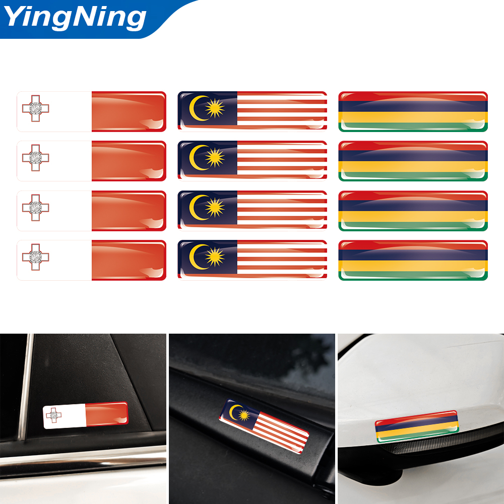 4PCS 3D Epoxy Domed Sticker Ma - Car Accessories Mauritius ulasan dan harga