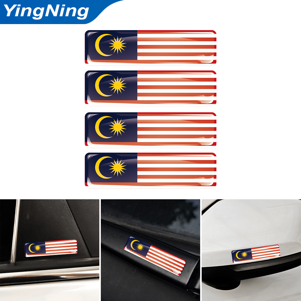 4PCS 3D Epoxy Domed Sticker Ma - Car Accessories Mauritius ulasan dan harga