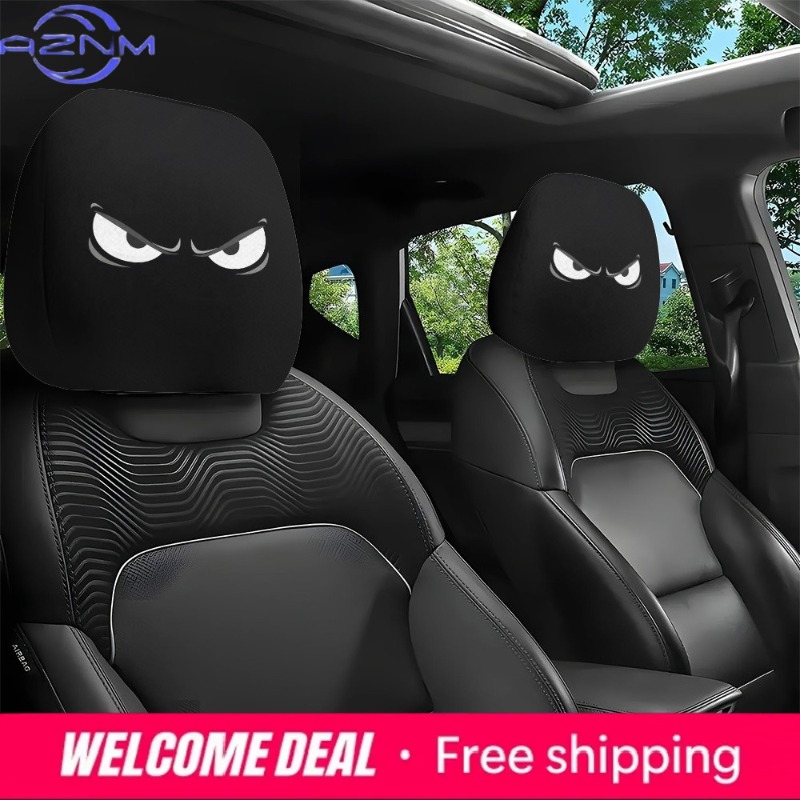 2PCS Evil Eye Printed Car Head - Car Accessories Evil Eye ulasan dan harga