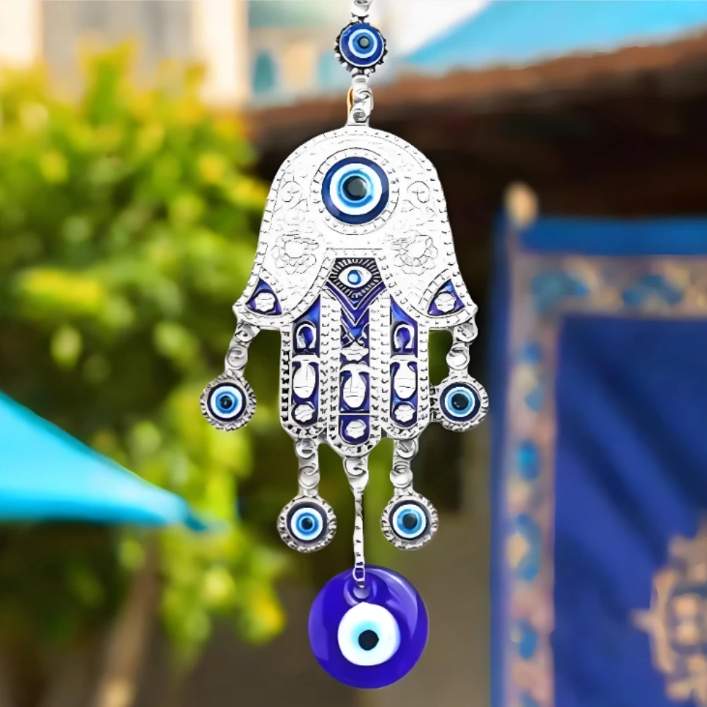 Turkish Fatima Palm Blue Eye K - Car Accessories Evil Eye ulasan dan harga