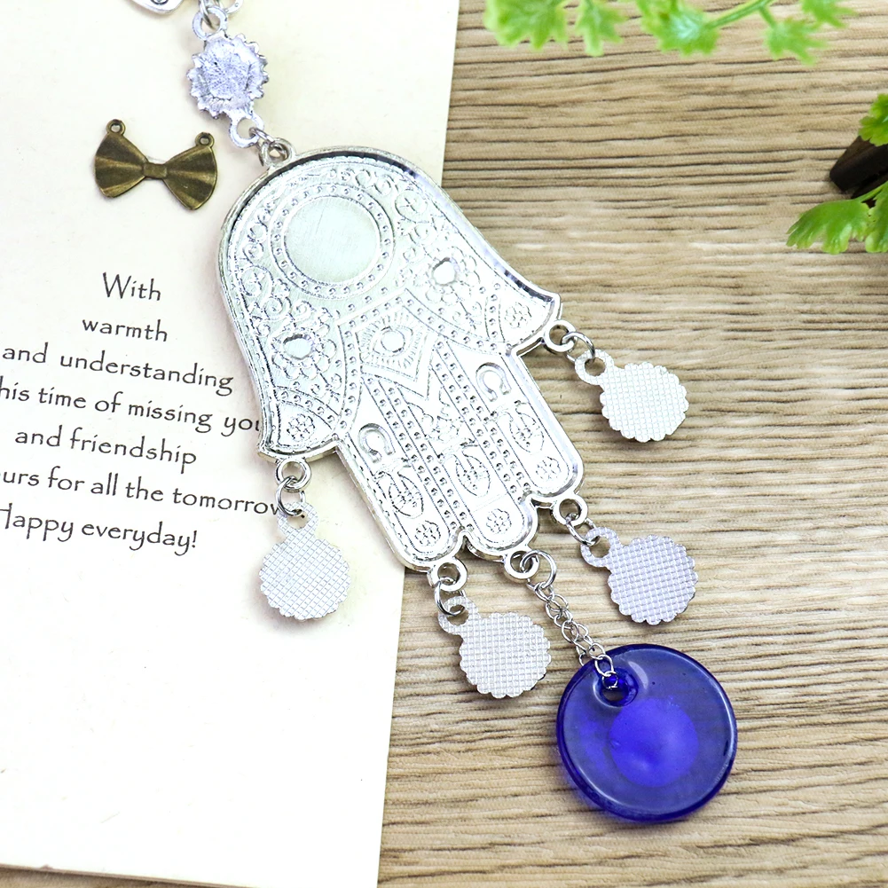 Turkish Fatima Palm Blue Eye K - Car Accessories Evil Eye ulasan dan harga