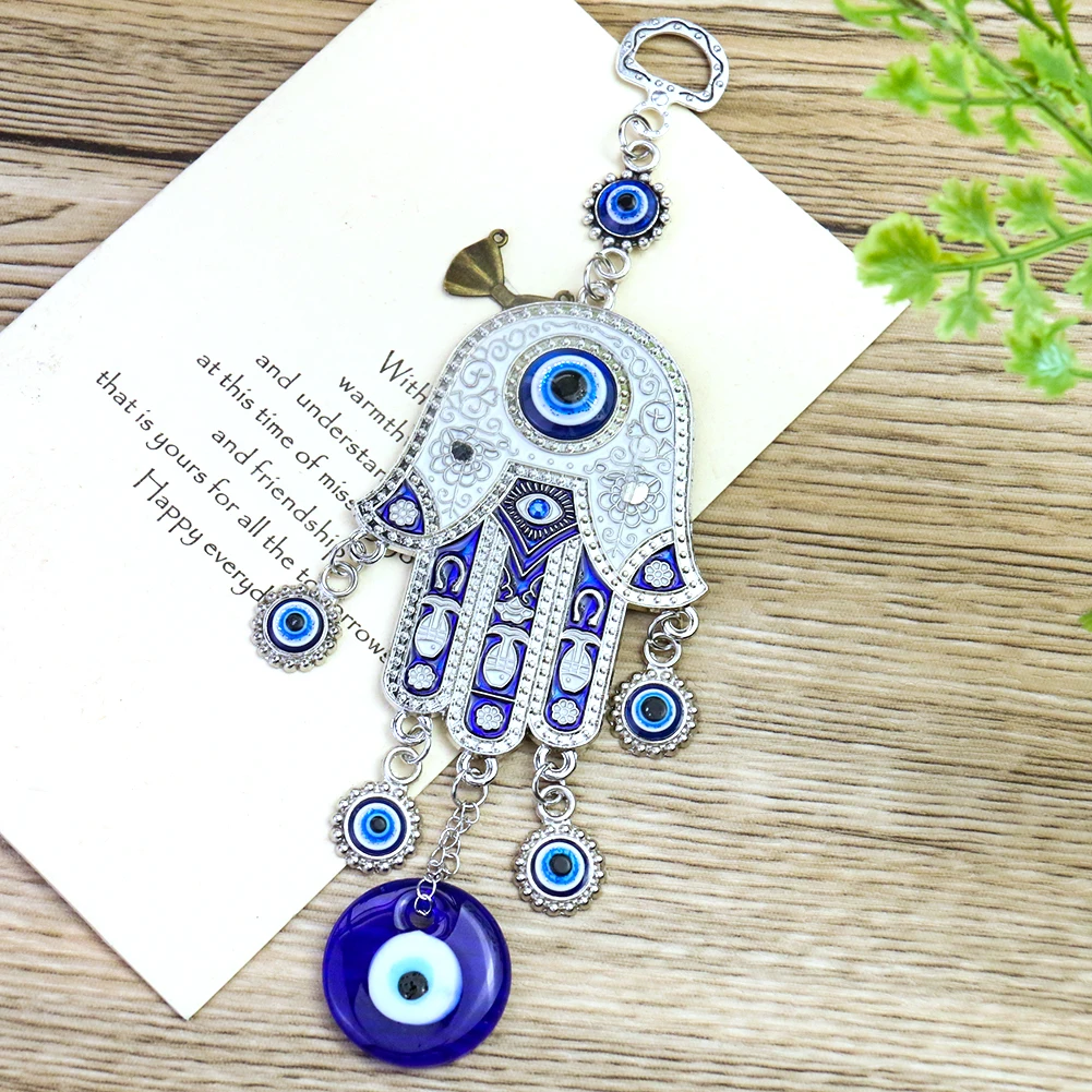 Turkish Fatima Palm Blue Eye K - Car Accessories Evil Eye ulasan dan harga
