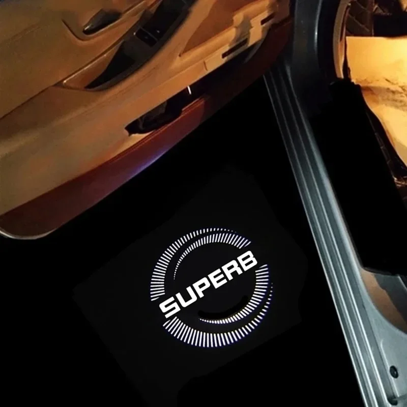 2PCS For Skoda Superb 2 MK2 Su - Car Accessories Logo ulasan dan harga