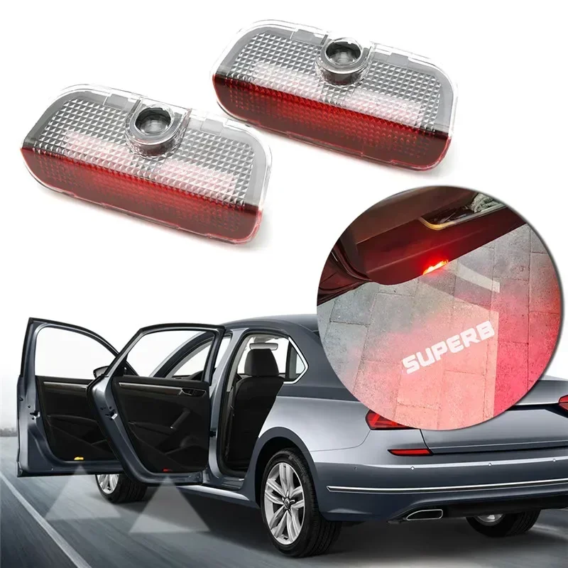 2PCS For Skoda Superb 2 MK2 Su - Car Accessories Logo ulasan dan harga