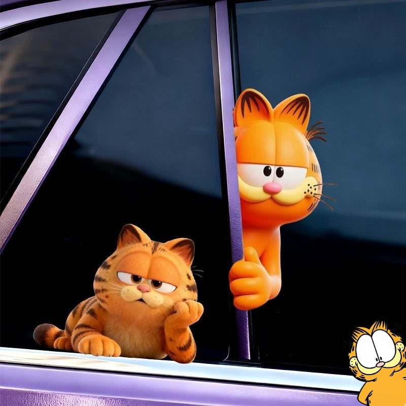 Garfield anime cartoon cute fu - Car Accessories Cute ulasan dan harga