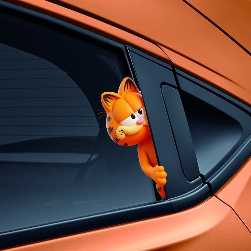 Garfield anime cartoon cute fu - Car Accessories Cute ulasan dan harga