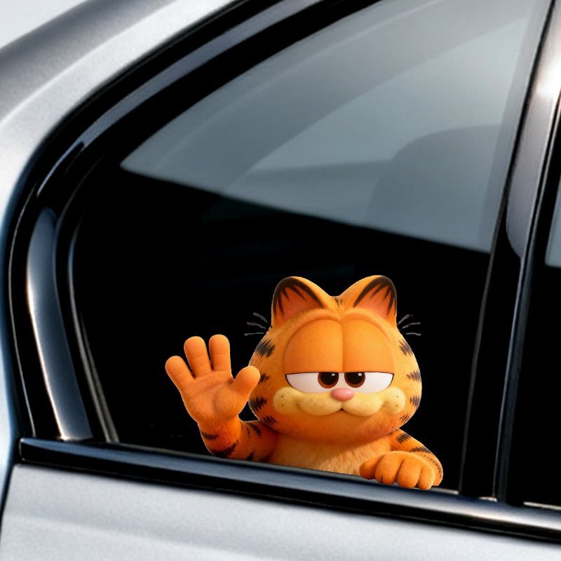 Garfield anime cartoon cute fu - Car Accessories Cute ulasan dan harga