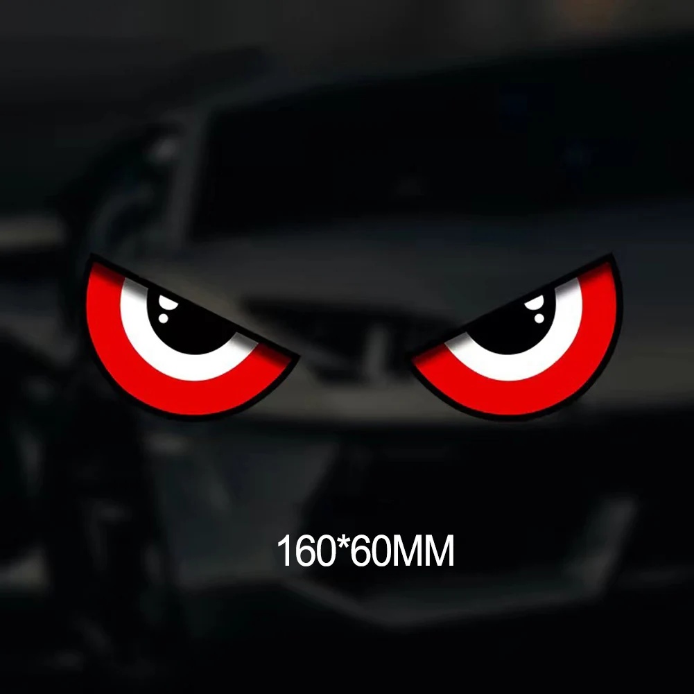 1Pc Reflective Evil Eyes Car S - Car Accessories Evil Eye ulasan dan harga