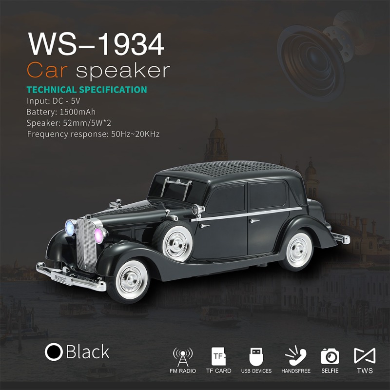WS-1934 Wireless Car Shape Sou - Car Accessories Amazon ulasan dan harga