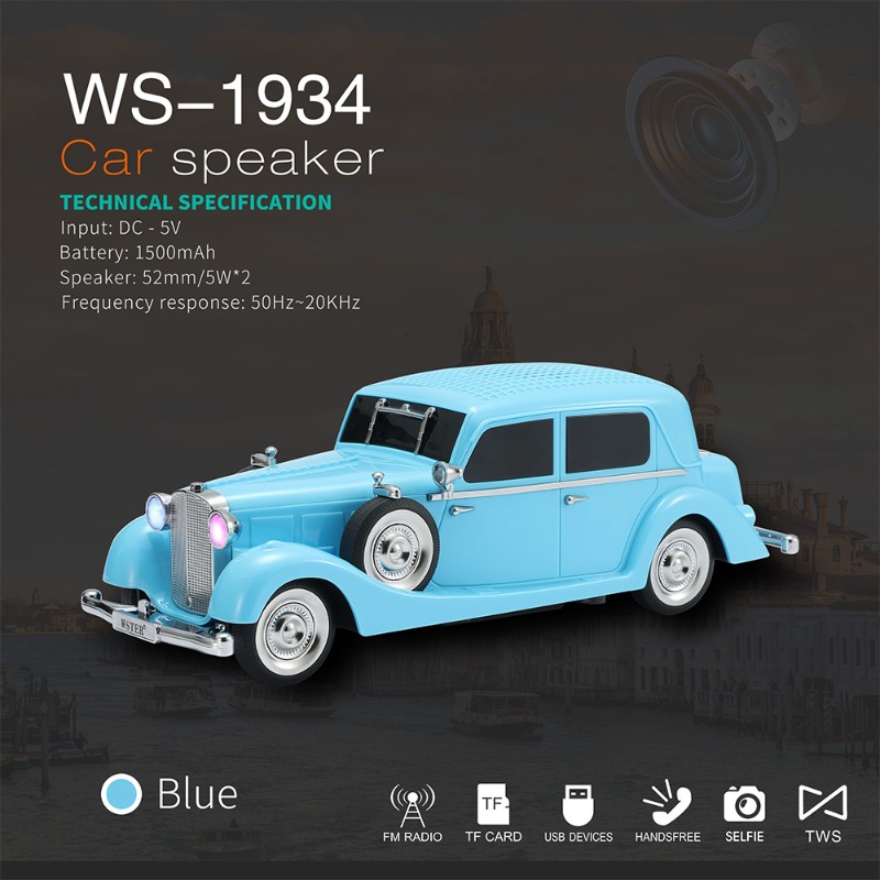 WS-1934 Wireless Car Shape Sou - Car Accessories Amazon ulasan dan harga