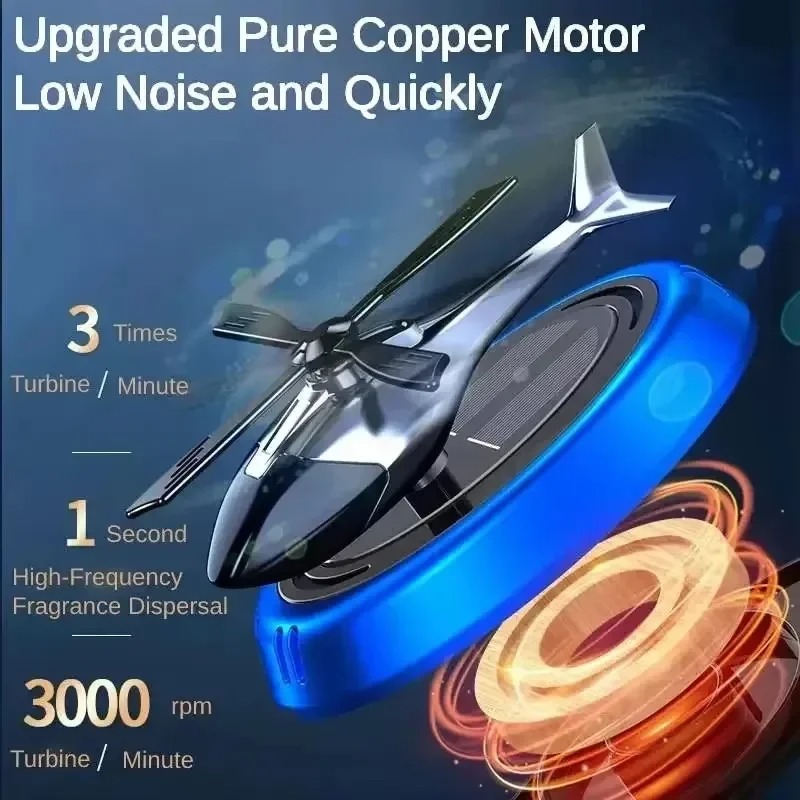 Solar Powered Helicopter Car A - Car Accessories Perfume ulasan dan harga