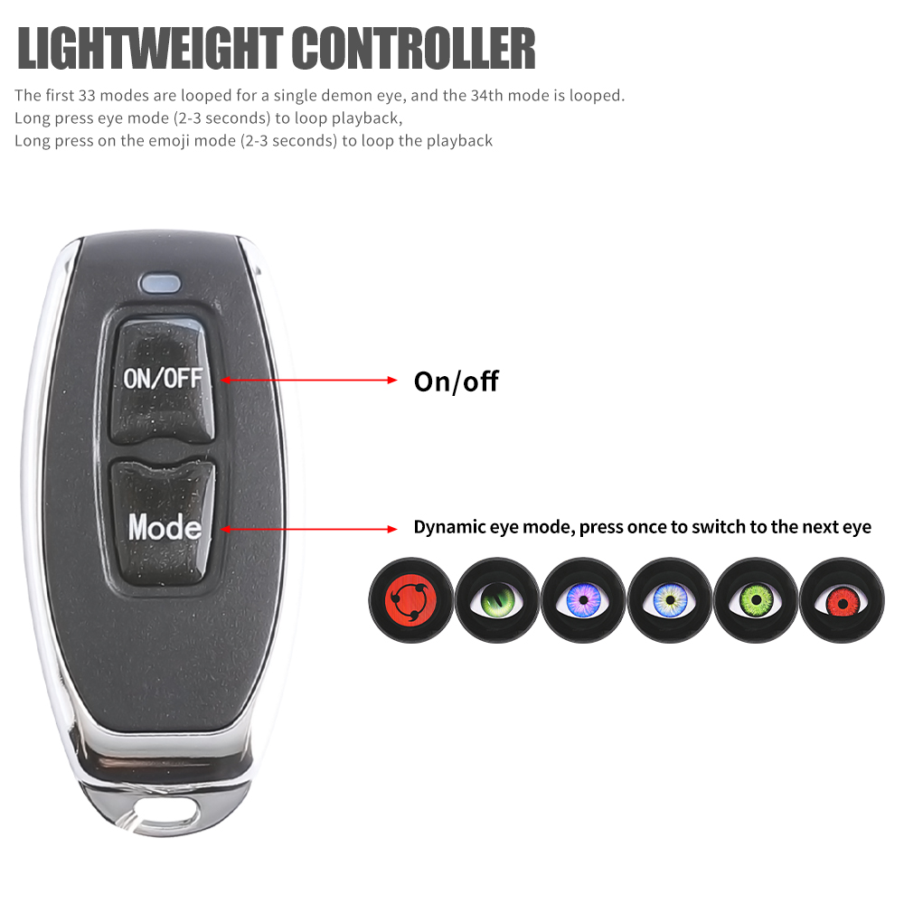 LED Headlight Demon Eyes Dynam - Car Accessories Evil Eye ulasan dan harga